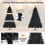 Artificial Christmas tree, 1749 branches, 140 × 140 × 225 cm