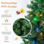 Artificial Christmas tree, 350 multi-colored LED lights, Ø 115 × 213 cm