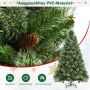 Artificial Christmas tree, 61 pine cones, 878 branch tops