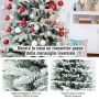 Artificial Christmas tree, with snow effect, Green