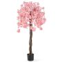 Artificial cherry blossom branch
