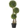 Artificial plant Homcom 17x17x90cm., green/black