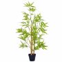 Artificial plant Outsunny 15.5x15.5x120cm., green/black