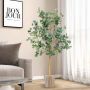 Artificial eucalyptus tree, 517 leaves