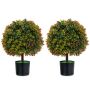 Set of artificial plants, 2 pcs