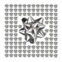Dekoratiivsed kingilehvid Relaxdays, 4 tk, 5 × 2 × 5 cm