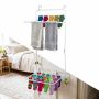 Сушилка для белья Relaxdays 10053882_49, 2 крыла, 51 × 120 × 41 см