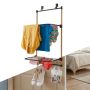 Сушилка для белья Relaxdays 10053885_1511, 4 крючка, 45 × 91 × 30 см