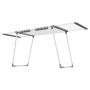 SONGMICS pesukuivatusrest, 22 m², 62,5 × 113,5–200 × 90 cm