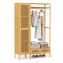 Clothes rack, 2 drawers, 101.6 × 160.02 × 33.02 cm