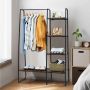 Clothes rack, with 5 shelves, 100 × 150 × 40 cm