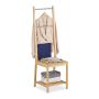 Riietumisool Relaxdays, 3 pulka ja 2 riiulit, 42 × 133 × 40 cm