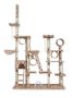 XXL cat tree/house 255 cm., cream color