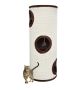 Scratching post/house 100 cm., beige/brown color