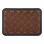 Uksematt Relaxdays 10054049_9475, 1 tk, Pruun/must, 60 × 40 × 1 cm