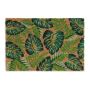 Дверной коврик Relaxdays, рисунок листьев монстеры, 60 × 40 см