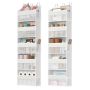 SONGMICS Door Organizer, 2 pcs., 5 compartments, White, 15 × 40 × 140 cm