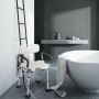 Shower chair, 6 height positions, 50 × 67–79.5 × 52.5 cm