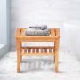 Shower chair, With bottom shelf, 47 × 44 × 26 cm