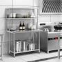 Two-tier shelf, adjustable lower shelf, 122 × 85.1 × 30 cm