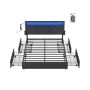 Kaheinimesevoodi raam SONGMICS RMB827G02, 4 sahtlit, 210,2 × 149 × 94,7/100,6 cm
