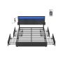 Kaheinimesevoodi raam SONGMICS RMB828G02, 4 sahtlit, 210 × 167 × 88,3/94,7 cm