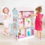 Double-sided playhouse, kitchen and dollhouse, 64 × 47.5 × 98 cm