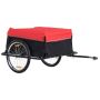 Bicycle trailer Homcom 140x88x60cm., black/red