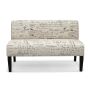 Two-seater sofa, 2-seater, Sand, 121 × 78 × 66 cm