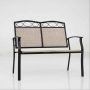 Double outdoor bench, 2-seater, 71 × 105 × 93 cm