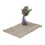 Джутовый ковёр Relaxdays, Бежевый, 60 × 90 см