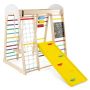 Climbing frame with slide 124x119x138cm., various colors