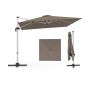 Beach umbrella 300x300x261cm., brown