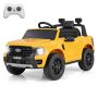 Children's electric car 105x64x60cm., yellow/black