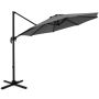Outdoor umbrella 308x248cm., dark gray/black
