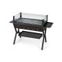 Charcoal grill 98x42x68cm., black