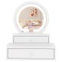 Makeup mirror 50x26x59.5cm., white