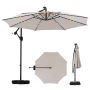 Outdoor umbrella 300x260cm., beige/black