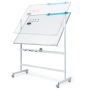 Magnetic board 126x53.5x181cm., white
