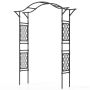 Flower arch 170x39x210cm., black