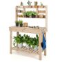 Garden workbench 110x50x153cm., light brown