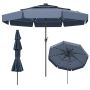 Outdoor umbrella 300x248cm., dark blue/black