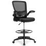 Office chair 68x68x128cm., black