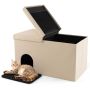 Cat litter box 90x50x50cm, beige