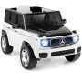 Children's electric car 121x74x62cm., white/black