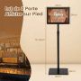 Exhibition stands, 2 pcs, 28 × 28 × 123 cm