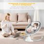 Electric baby swing, 5 amplitudes, 128 × 62 × 74 cm