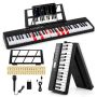 Electric piano keyboard, 61 keys, 80 × 18.5 × 5.5 cm