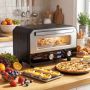 Electric pizza oven, 6 cooking modes, Black, 43 × 47 × 28 cm