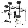 Electronic drum kit, 15 drum sound types, 120 × 121 × 55 cm